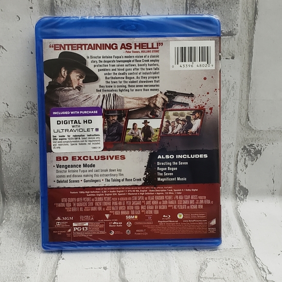 1Sealed The Magnificent Seven Blu-ray DVD - Picture 2 of 3
